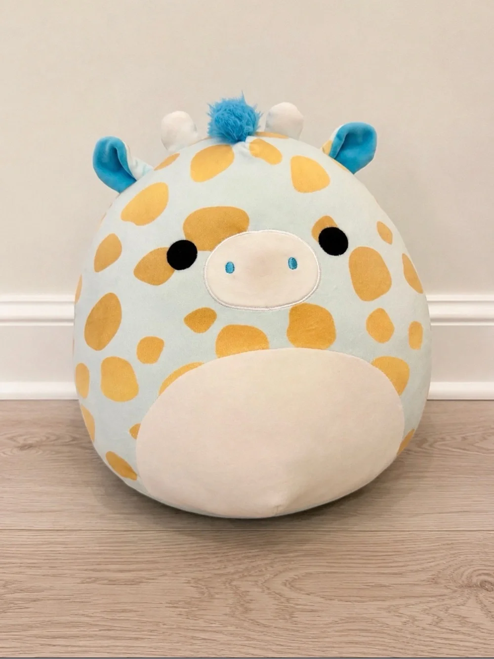 Squishmallows Light Blue & Yellow Giraffe Plush